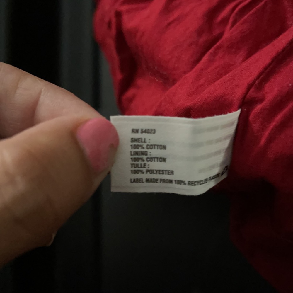 Baby Gap Red Dress 3-6 Months - Picture 5 of 5